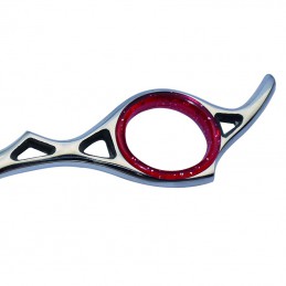 Double edge thinning scissors 17 cm, with finger rest -P100-AGC-CREATION
