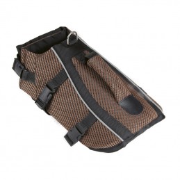 GILET BROWN AVEC POIGNÉE -340005-AGC-CREATION