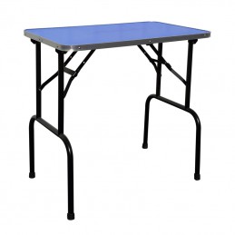TABLE PLIANTE 76 X 46 CM HAUTEUR 95cm - BLEU -MZ76BB-AGC-CREATION