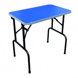 TABLE PLIANTE 80 X 50 CM HAUTEUR 78cm - BLEU -MZ82BB-AGC-CREATION