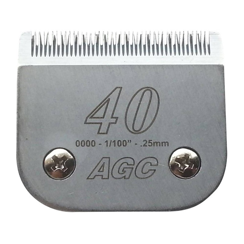 Tête de coupe n° 40 / 0,25 mm pour tondeuse -T008-AGC-CREATION
