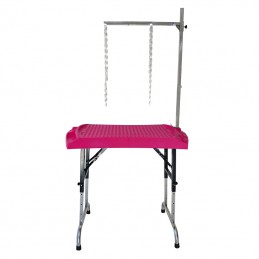 TABLE PLIANTE EVOLUTECH100 - Hauteur réglable - FUCHSIA -M100-AGC-CREATION