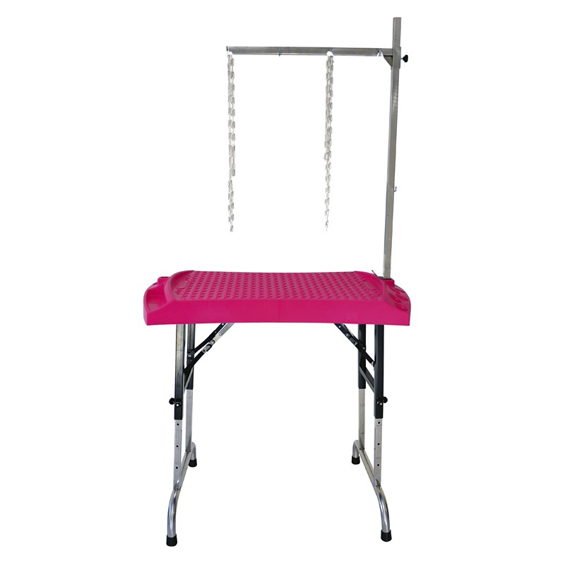 TABLE PLIANTE EVOLUTECH100 - Hauteur réglable - FUCHSIA -M100-AGC-CREATION