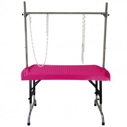 TABLE PLIANTE EVOLUTECH130 - Hauteur réglable - FUCHSIA -M130-AGC-CREATION