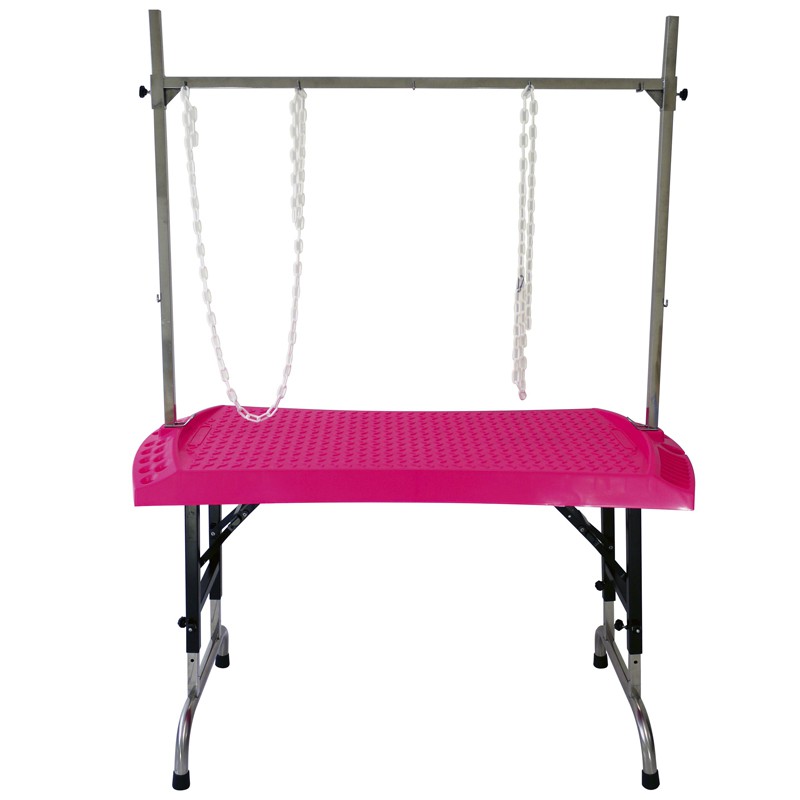 TABLE PLIANTE EVOLUTECH130 - Hauteur réglable - FUCHSIA -M130-AGC-CREATION
