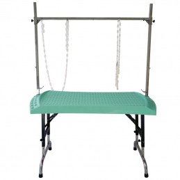 TABLE PLIANTE EVOLUTECH130 - Hauteur réglable - TURQUOISE -M131-AGC-CREATION