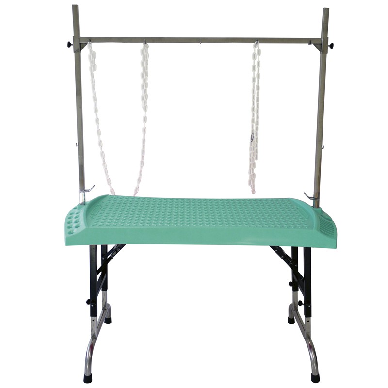 TABLE PLIANTE EVOLUTECH130 - Hauteur réglable - TURQUOISE -M131-AGC-CREATION