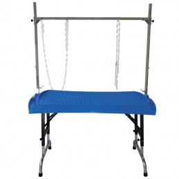 TABLE PLIANTE EVOLUTECH130 - Hauteur réglable - BLEU ROYAL -M133-AGC-CREATION