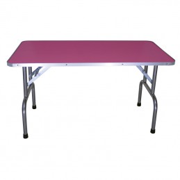 Table pliante bois 120x60cm - H 82cm - ROSE -M122BR-AGC-CREATION