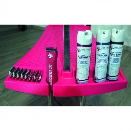 TABLE PLIANTE EVOLUTECH100 - H 69cm - FUSHIA -M843-AGC-CREATION