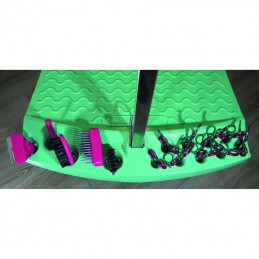 TABLE PLIANTE EVOLUTECH100 - H 104cm - TURQUOISE -M521-AGC-CREATION