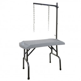 TABLE PLIANTE EVOLUTECH100 - H 104cm - GRIS GRANIT -M522-AGC-CREATION