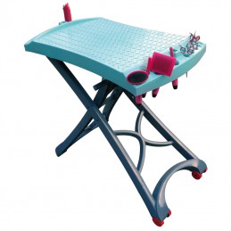 TABLE EVOLUTECH100 ELEVATRICE ELECTRIQUE PIEDS EVOLUTECH - TURQUOISE -M832-AGC-CREATION