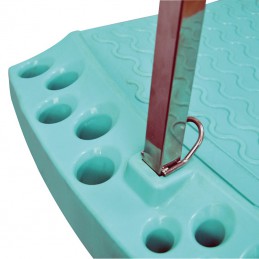 TABLE EVOLUTECH100 ELEVATRICE ELECTRIQUE PIEDS EVOLUTECH - TURQUOISE -M832-AGC-CREATION