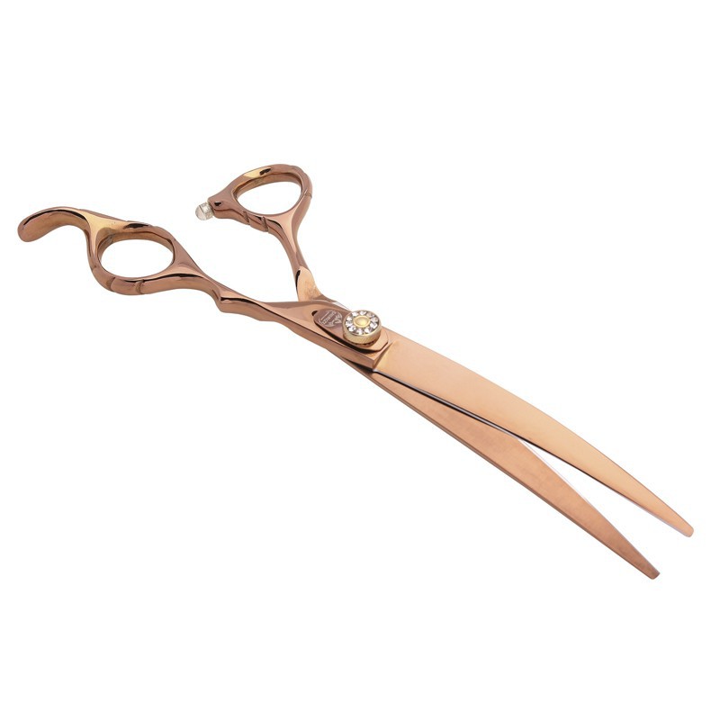 Ciseaux courbe 17,5 cm - poucette -J502-AGC-CREATION