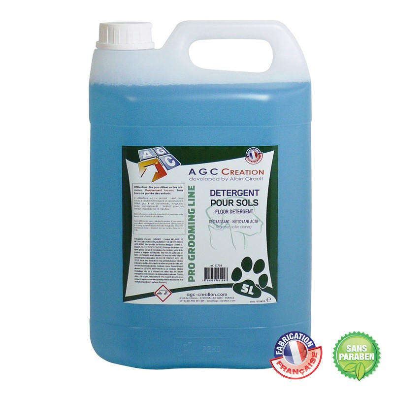 Détergent pour sol AGC CREATION 5 litres pour locaux -C701-AGC-CREATION