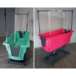 BAIGNOIRE EVOLUTECH ELEVATRICE ELECTRIQUE - TURQUOISE -M702T-AGC-CREATION