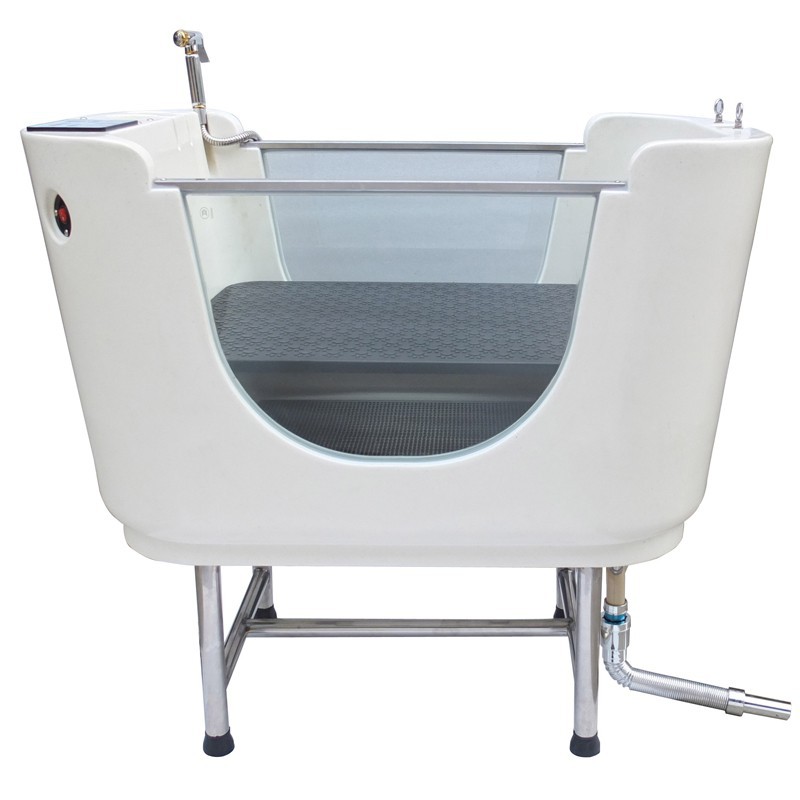 BAIGNOIRE SUR PIED, HYDROTHERAPIE + SPA - BEIGE -H-118W-AGC-CREATION