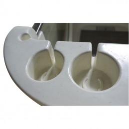 BAIGNOIRE SUR PIED, HYDROTHERAPIE + SPA - BEIGE -H-118W-AGC-CREATION