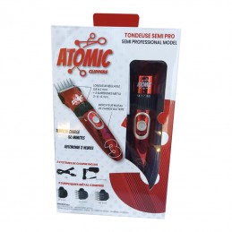 Tondeuse Atomic 3 spécial finition avec chargeur + cordon USB -A003-AGC-CREATION