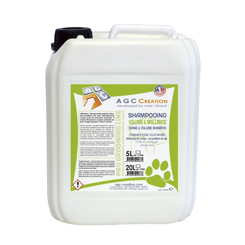 Shampooing volume et brillance AGC CREATION 5 L -C904-AGC-CREATION