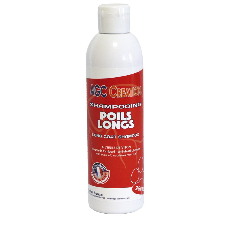 AGC CREATION long hair shampoo for dog grooming - 250 ml -C920-AGC-CREATION