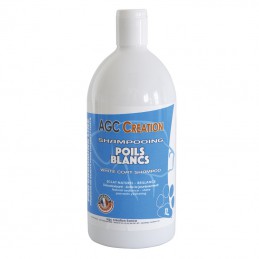 AGC CREATION white hair shampoo for dog grooming - 1 L -C950-AGC-CREATION