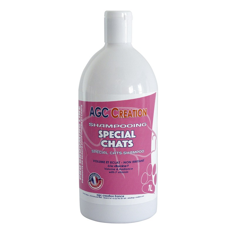 Shampooing spécial chat AGC CREATION - 1 L -C933-AGC-CREATION