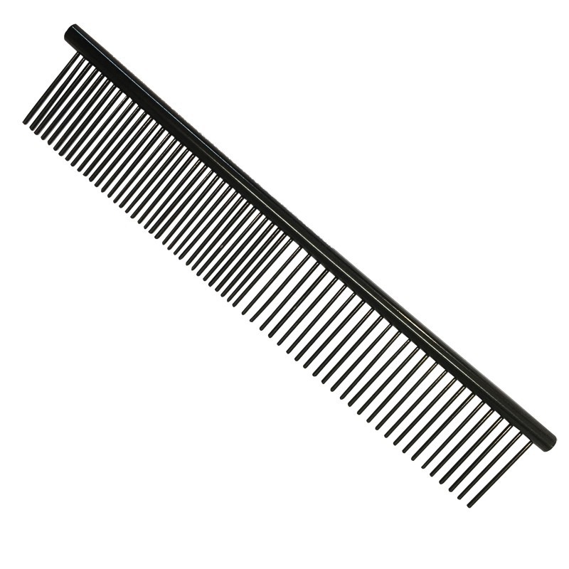 Peigne métal double moyen et grand 25 cm -P037-AGC-CREATION