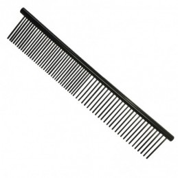 Peigne métal double fin et moyen 16 cm -P038-AGC-CREATION
