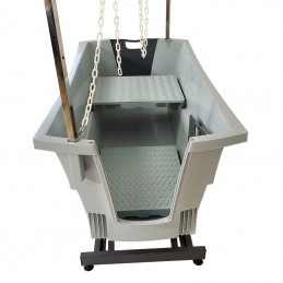 EVOLUTECH BATH - ADJUSTABLE ELECTRIC - EVOLUTECH STAND - GRANITE GREY -M715G-AGC-CREATION