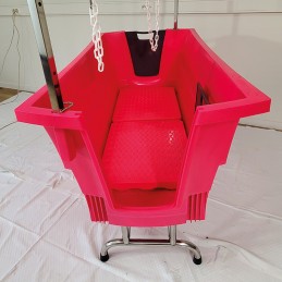 Evolutech bath - stainless steel folding stand - FUSHIA -M703F-AGC-CREATION