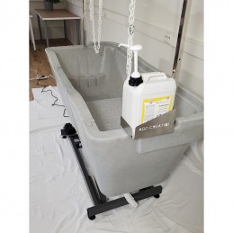 Baignoire en polyéthylène AGC - Élévatrice chassis électrique - GRIS GRANIT -M853G-AGC-CREATION