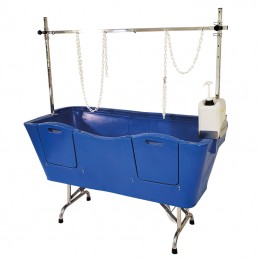 Baignoire en polyéthylène AGC - Pieds inox - BLEU ROYAL -M752B-AGC-CREATION