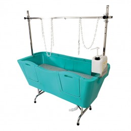 AGC polyethylene bathtub - Stainless steel feet - TURQUOISE -M751T-AGC-CREATION