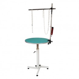 TABLE PNEUMATIQUE TOURNANTE RANGEMENT FACILE - VERT -M874-AGC-CREATION