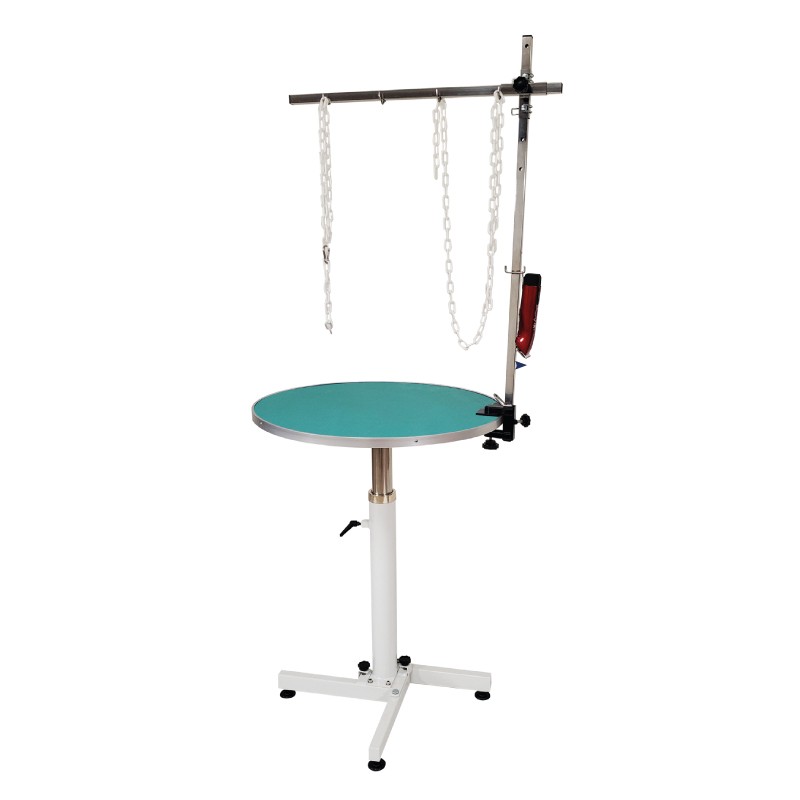 PNEUMATIC TURNING TABLE WITH REMOVABLE CROSS BAR - GREEN -M874-AGC-CREATION