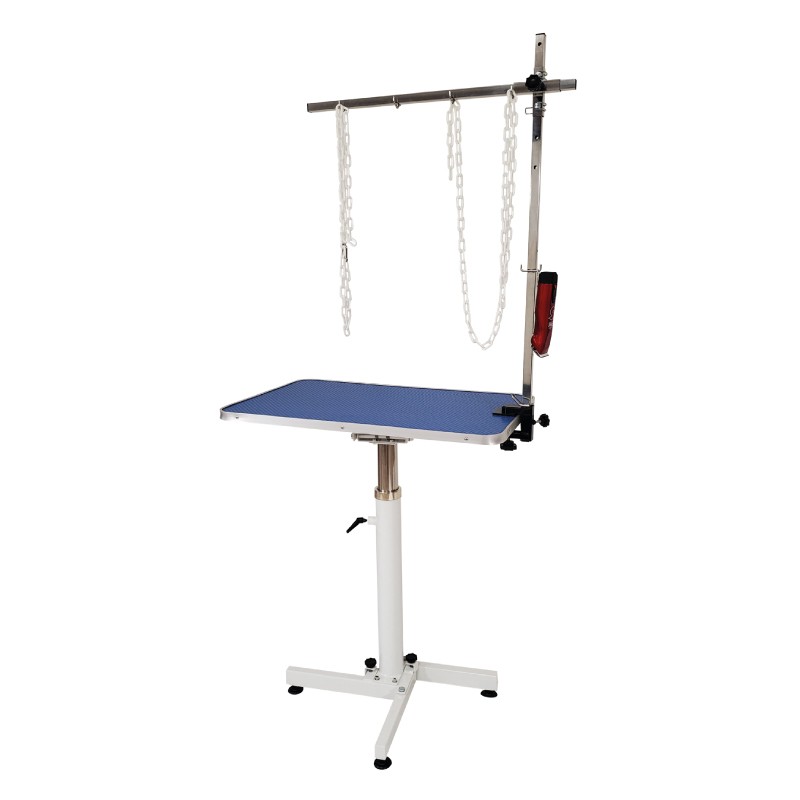 PNEUMATIC TURNING TABLE WITH REMOVABLE HOLDING ARM - BLUE -M871-AGC-CREATION