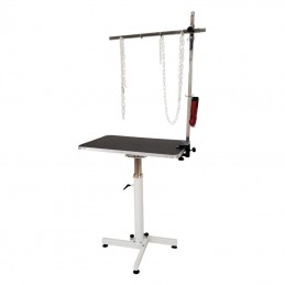 TABLE PNEUMATIQUE TOURNANTE RANGEMENT FACILE - NOIR -M872-AGC-CREATION