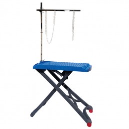 TABLE EVOLUTECH100 ELEVATRICE ELECTRIQUE PIEDS EVOLUTECH BLEU ROYAL -M863-AGC-CREATION