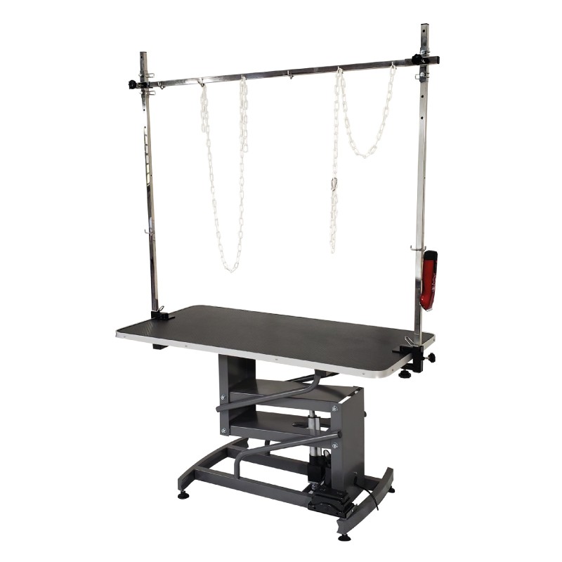 ELECTRIC ADJUSTABLE TABLE 120x60cm - METAL CHASSIS - BLACK -M888120-AGC-CREATION