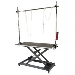 TABLE ELEVATRICE CHASSIS ELECTRIQUE EN X - NOIR -M894-AGC-CREATION