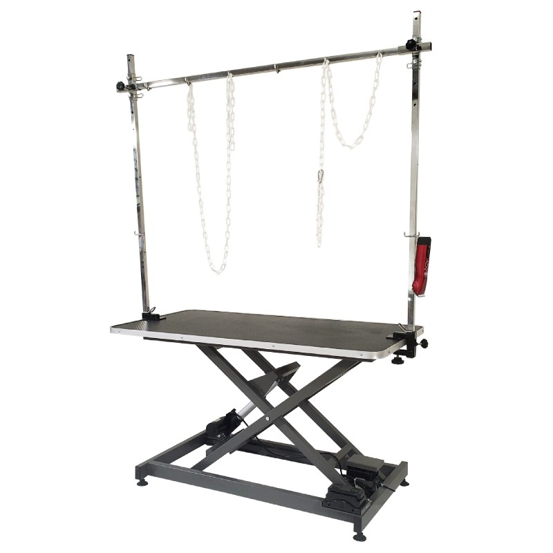 TABLE ELEVATRICE CHASSIS ELECTRIQUE EN X - NOIR -M894-AGC-CREATION