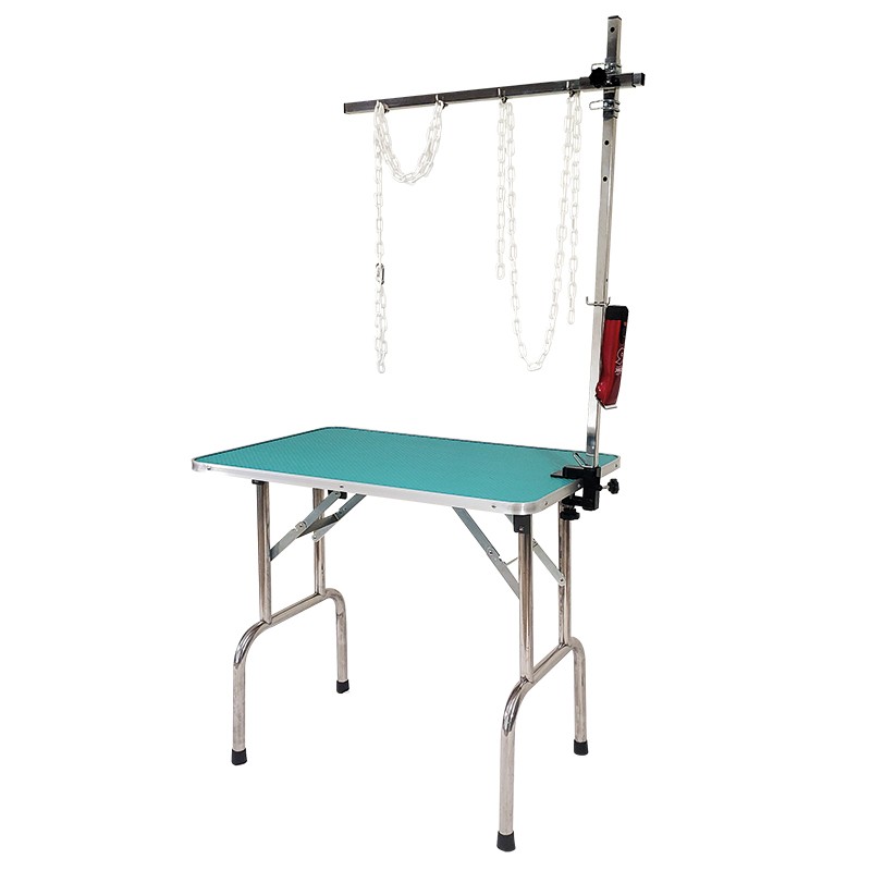 TABLE PLIANTE BOIS 90x60cm - H 67cm - VERT -M92BV-AGC-CREATION