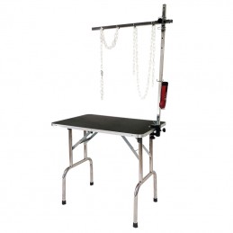 WOODEN FOLDING TABLE 90x60 cm h 67cm - BLACK -M92BN-AGC-CREATION