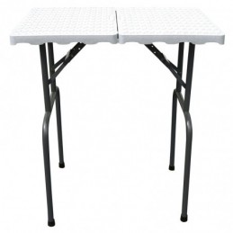 Table pliante 49x79cm Pieds 85cm - Gris Granit -M854-AGC-CREATION