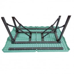 TABLE PLIANTE GRANDS CHIENS - Turquoise -M835-AGC-CREATION
