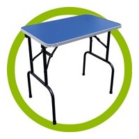 Tables de toilettage pliantes et légères pour les professionnels du chien et du chat